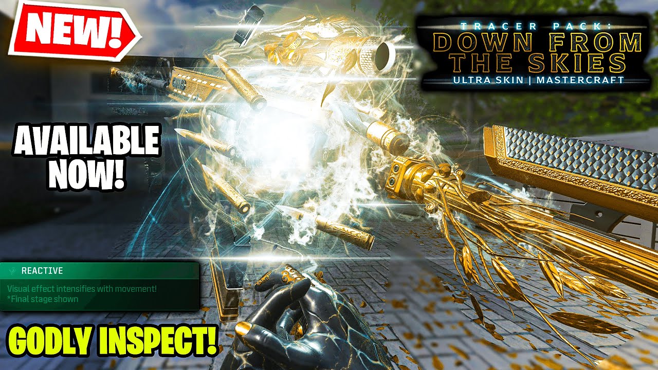NEW Tracer Pack DOWN FROM THE SKIES Ultra Skin MASTERCRAFT Bundle in MW3 WARZONE 😇 (Secret Inspect)