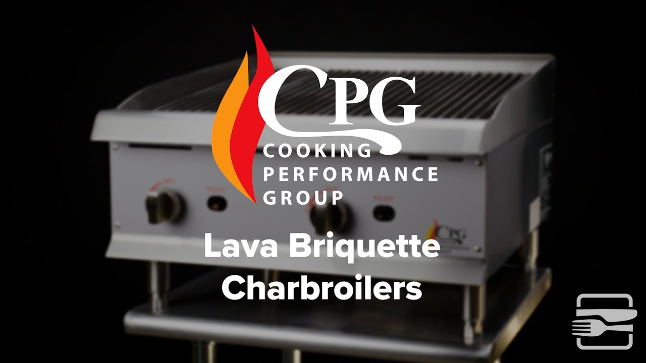CPG Lava Briquette Charbroilers
