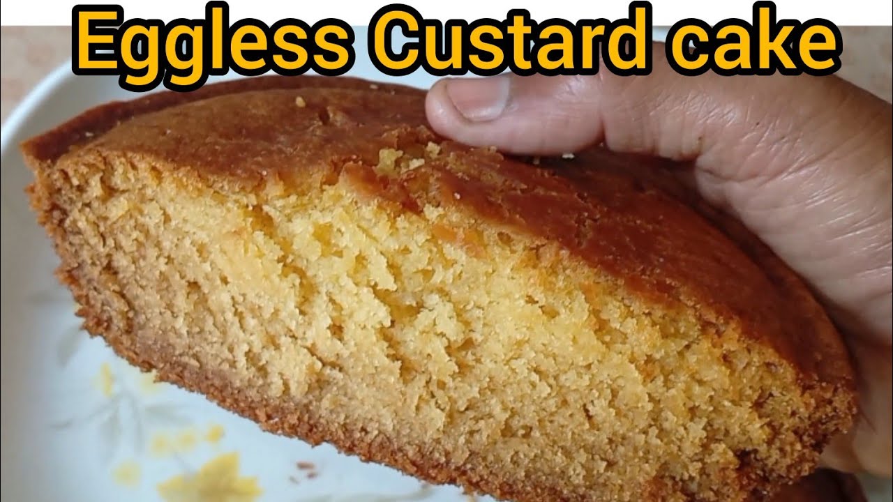 Custard 🍮 Cake Recipe || Eggless Custard Cake Recipe Without Oven 