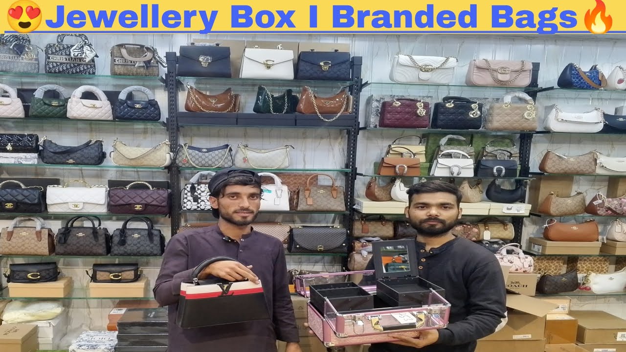 Luxury Jewelry Boxes, Ladies Branded Bags, Fancy Clutches & Belts | RK Bags Gallery Saddar Karachi
