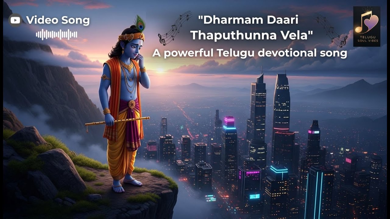 Dharmam Daari Thaputhunna Vela The MOST EFFECTIVE Srikrishna Song | Telugu Devotional Song