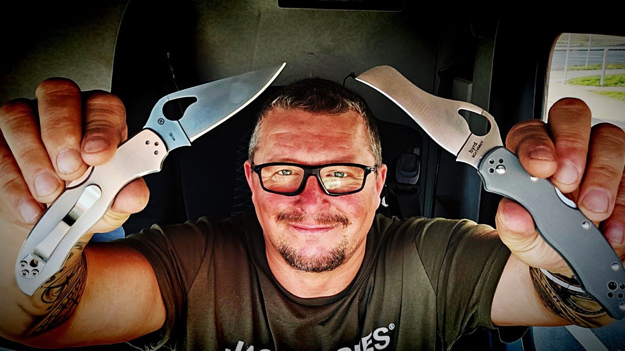 🇩🇪 UNBOXING: SPYDERCO BYRD Harrier 2 +  Gooney Messer / Knives von Söldner Messer! Knife Unboxing