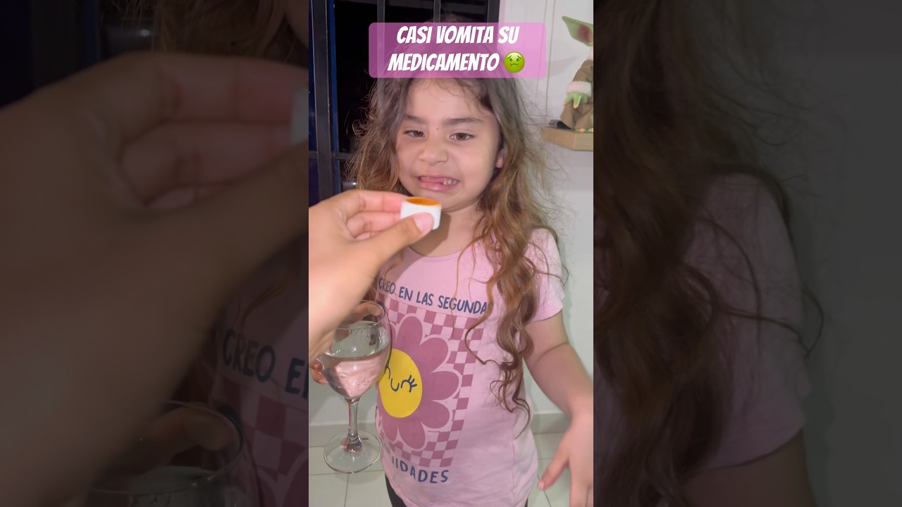 Celeste casi vomita su medicamento 🤢 