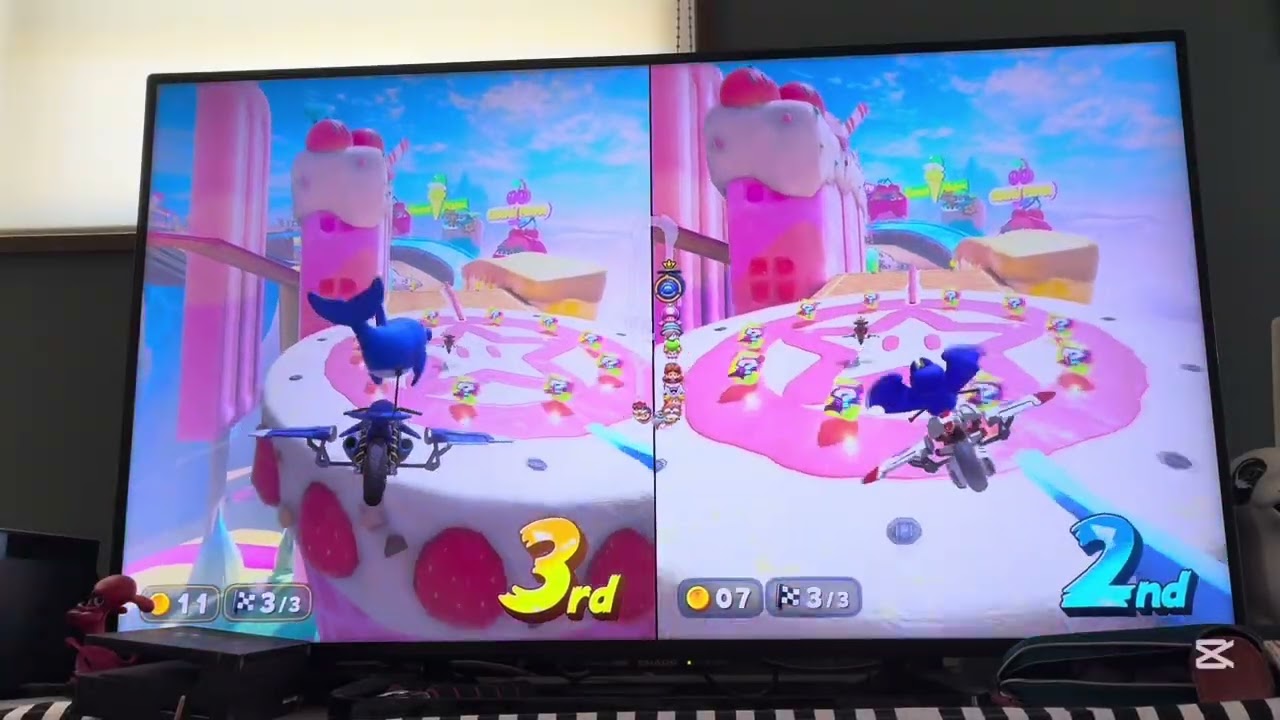 黒瀬と吏為でマリオカートワールドしてみた