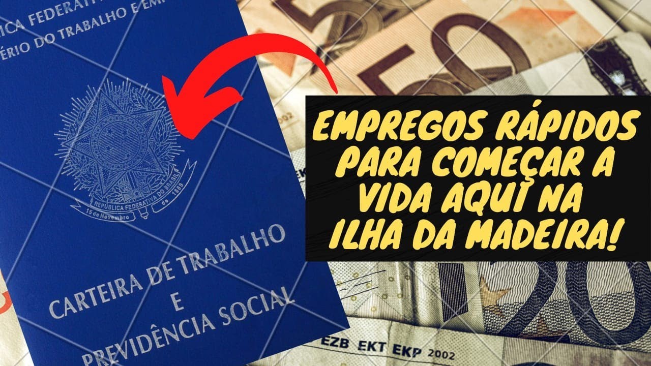 Empregos mais fáceis de arrumar e trabalhar na ilha da madeira!