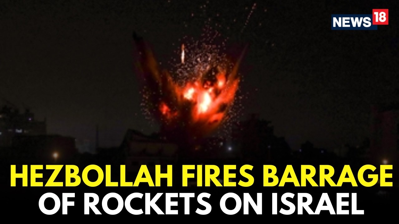 LIVE | Hezbollah Fires Barrage of Rockets and Drones on Northern Israel | Four Injured In Nahariyya