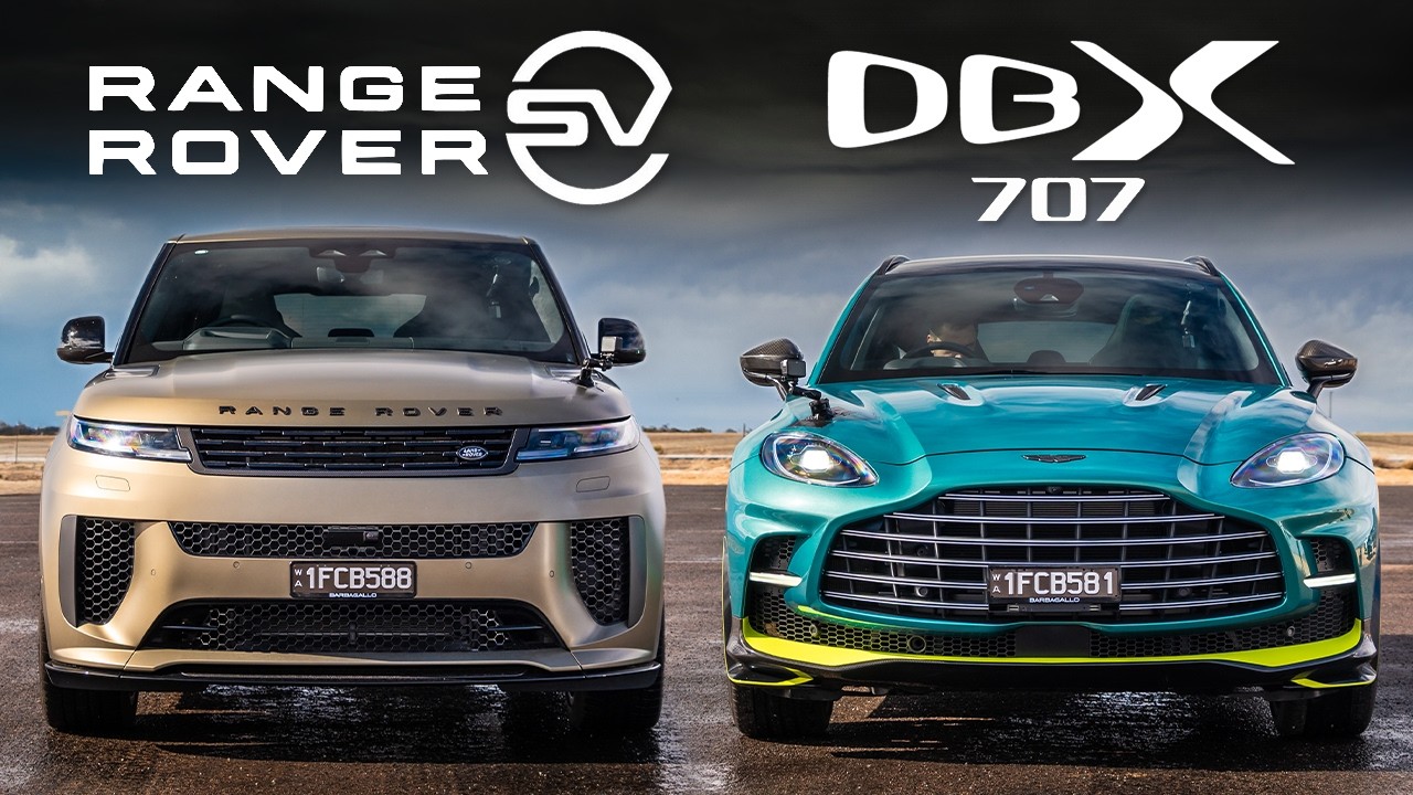 Range Rover Sport SV против Aston Martin DBX707: дрэг-рейсинг!