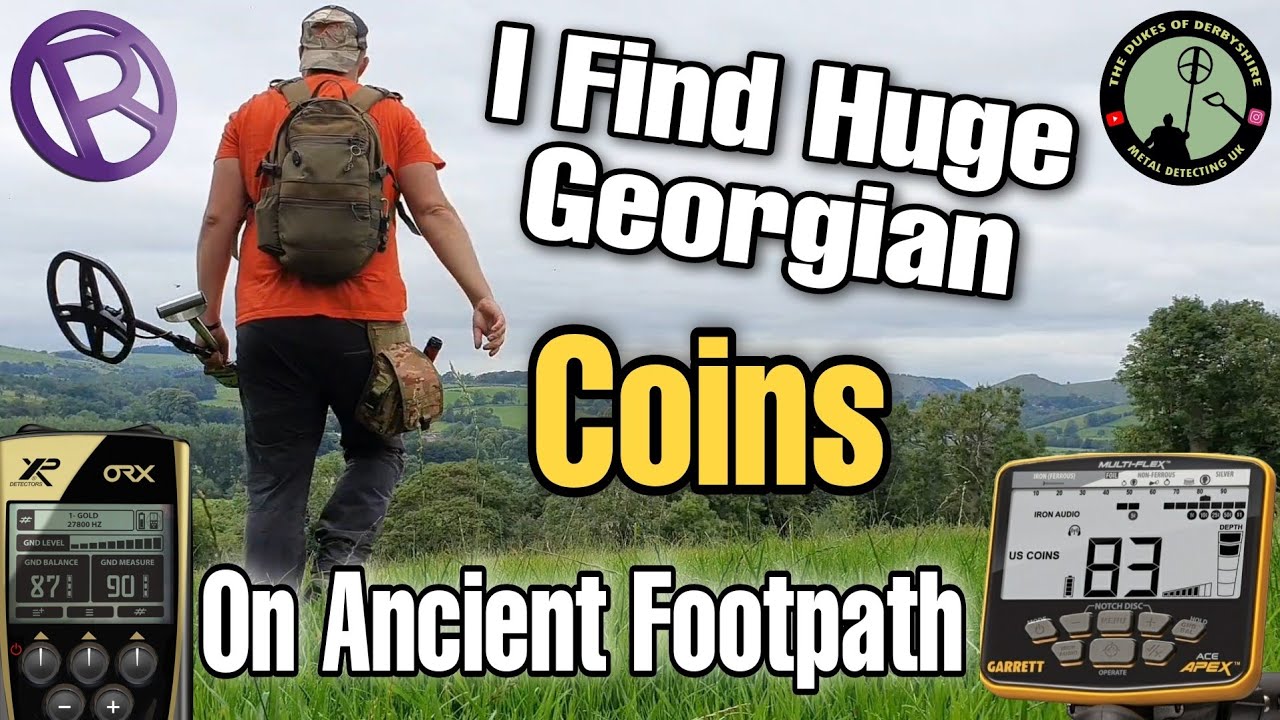 Enormous Old English Coins Found | Metal Detecting Ancient Footpaths | Garrett Ace APEX