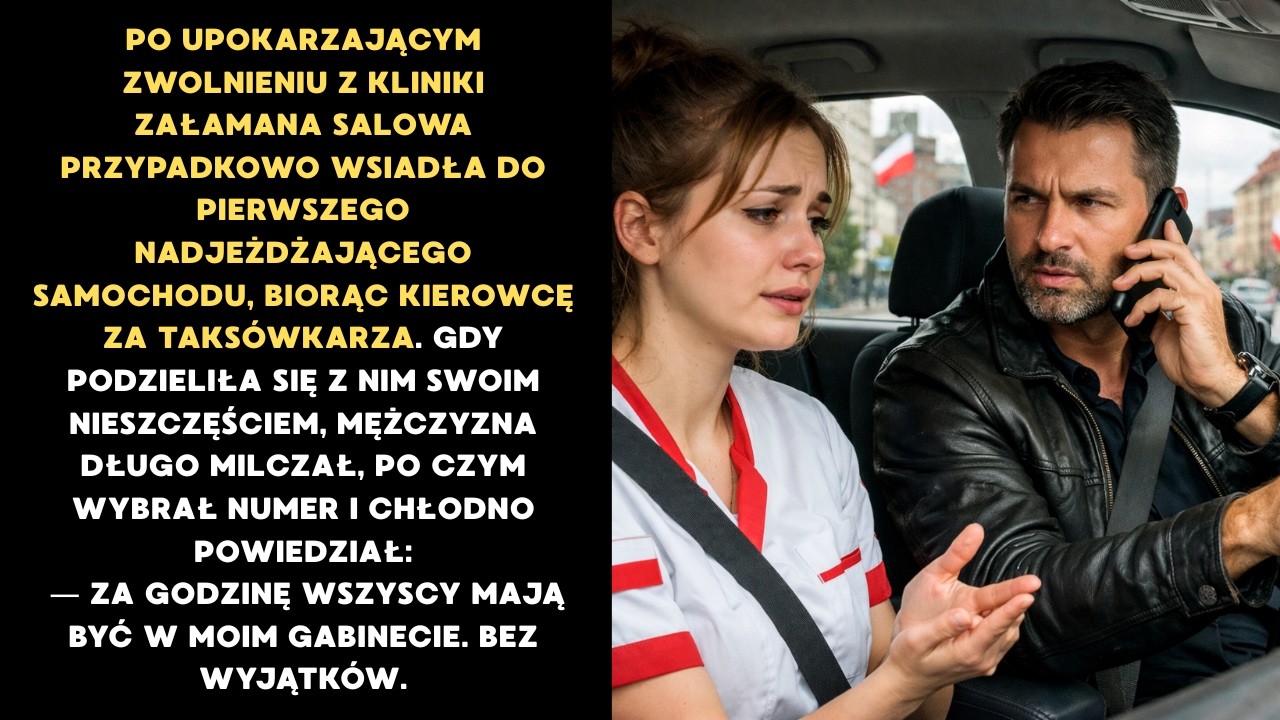 Salowa wsiadła do auta nieznajomego. Gdy opowiedziała historię, on wyjął telefon i zadzwonił...