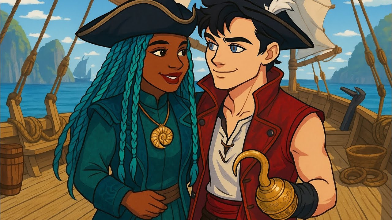 Uma And Harry - Pirates In The Seas (Ai Original Song) 