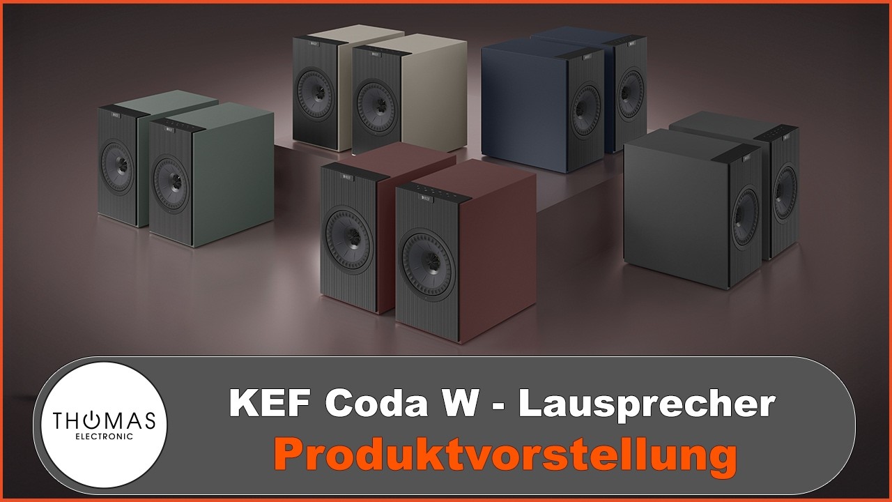 KEF Coda W – Wireless Aktivlautsprecher | Produktvorstellung | Thomas Electronic Hamburg