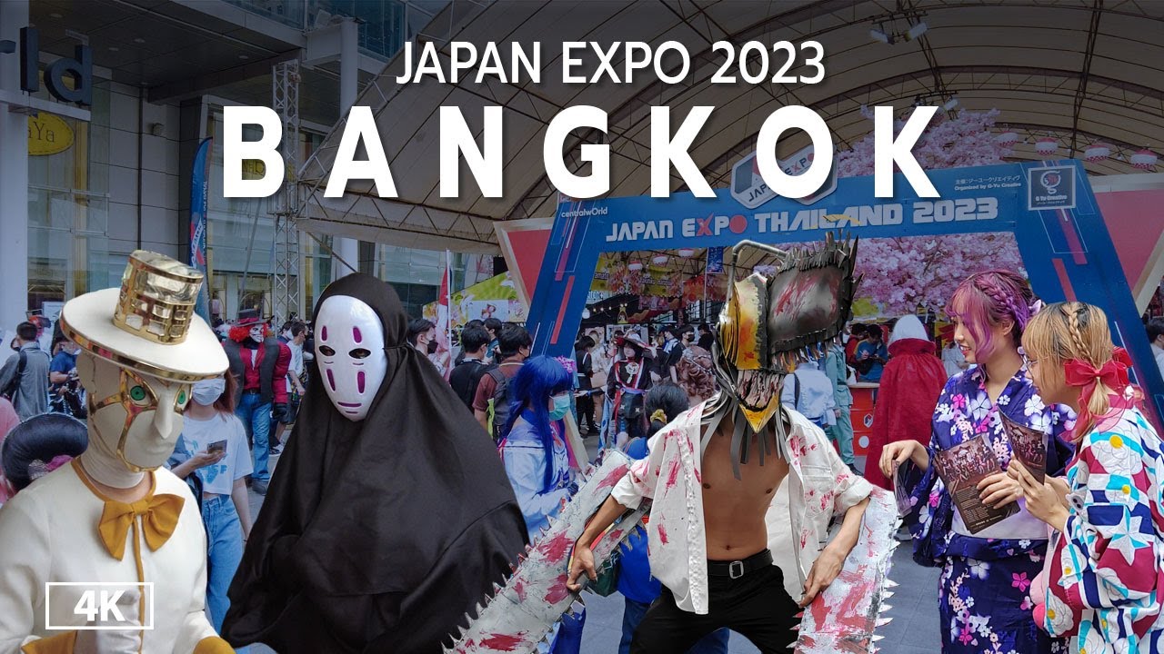 JAPAN EXPO THAILAND 2023 at CentralWorld Bangkok [4K]