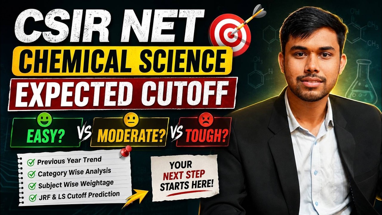 Expected Cutoff for CSIR NET Chemical Sciences Exam