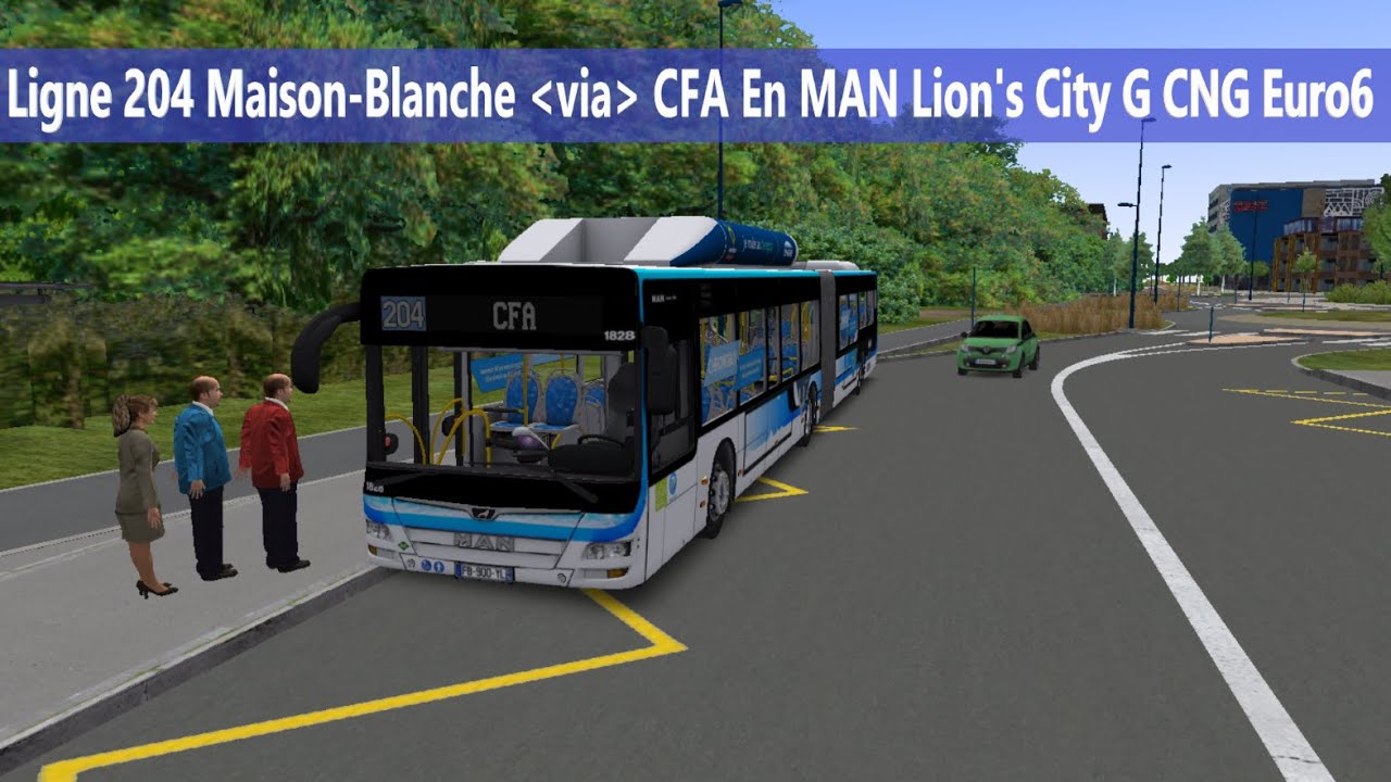 Omsi 2 Ligne 204 En MAN Lion's City G CNG Euro6
