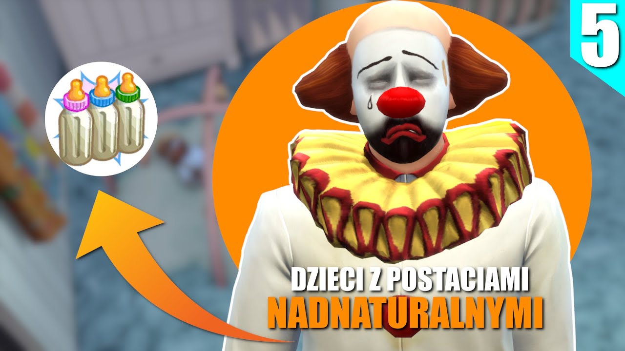 TRAGICZNY KLAUN W SIMS 4 JEST KOBIETĄ? JAK MIEĆ Z NIM DZIECI?