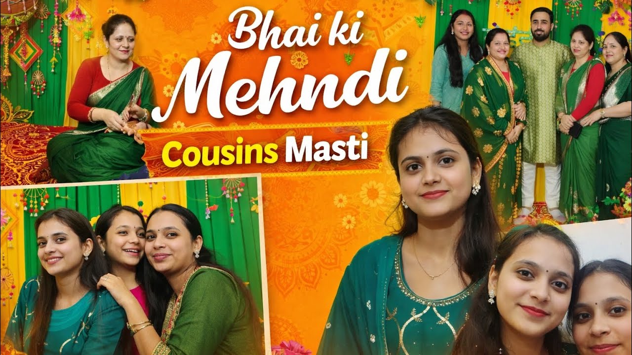 Cousins mehndi ceremony ❤️❤️