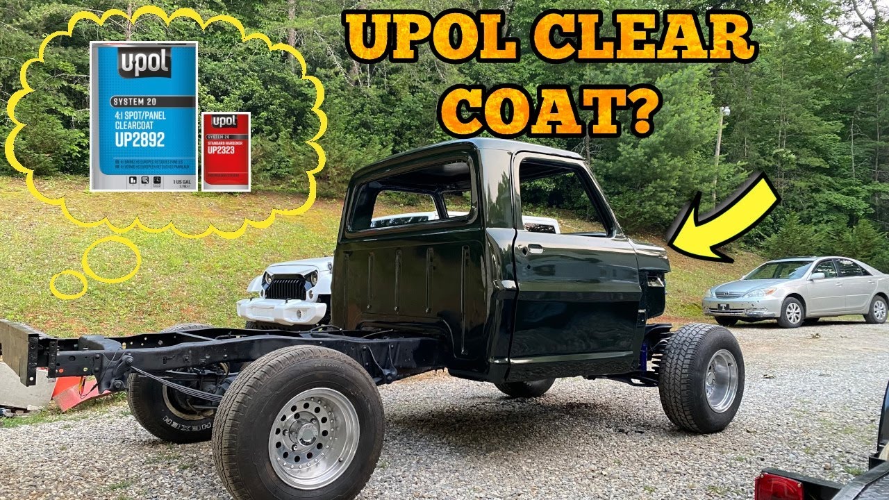 Wow! Check Out The Amazing Results Of Using UPOL Clear Coat On A 69 Ford F100 Cab!
