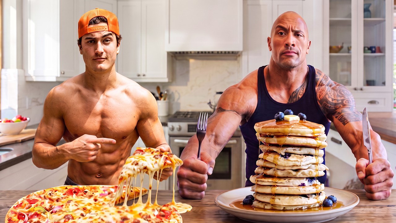 Bodybuilder Tries The Rock’s 7,000+ Calorie Cheat Day