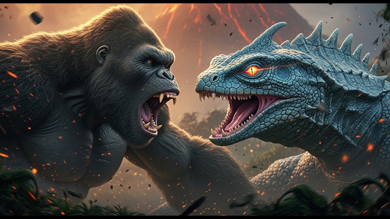 KING KONG vs BASILISK – The Monster That Turns Titans to Stone | Ultimate Battle 4K