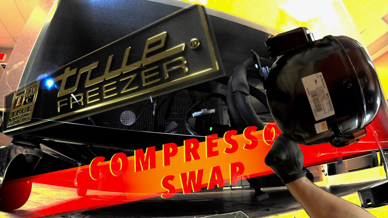 TRUE T-49F BAD COMPRESSOR CHANGE OUT.