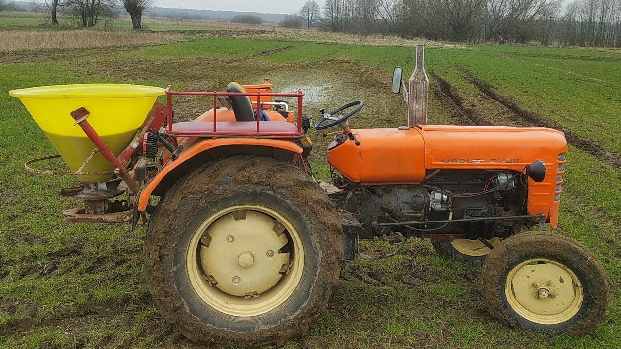 Nawozy 2024🔥 Pierwsza dawka [N]⭐ Wtopa?! Ursus c 4011 w tarapatach🚜 Zmiany w ciągniku 🔧🎥