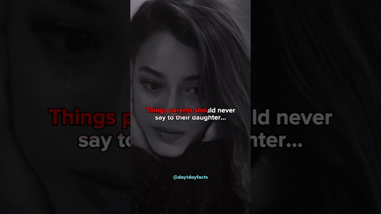 Parents should never say to their children💔🥺