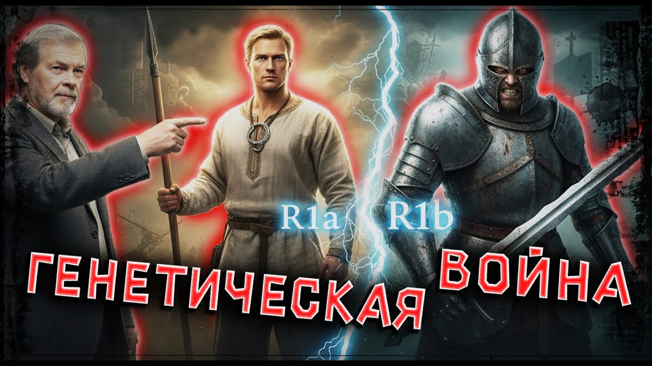 ГЕНОЦИД СЛАВЯН, который не заметили историки: битва R1a против R1b по версии профессора Клёсова