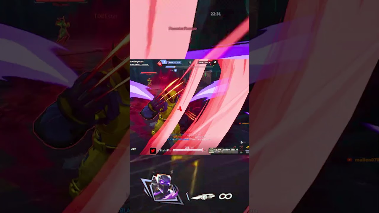 blink and you will miss it  #marvelrivals #slushii #doomsrise #blackpanther #feed