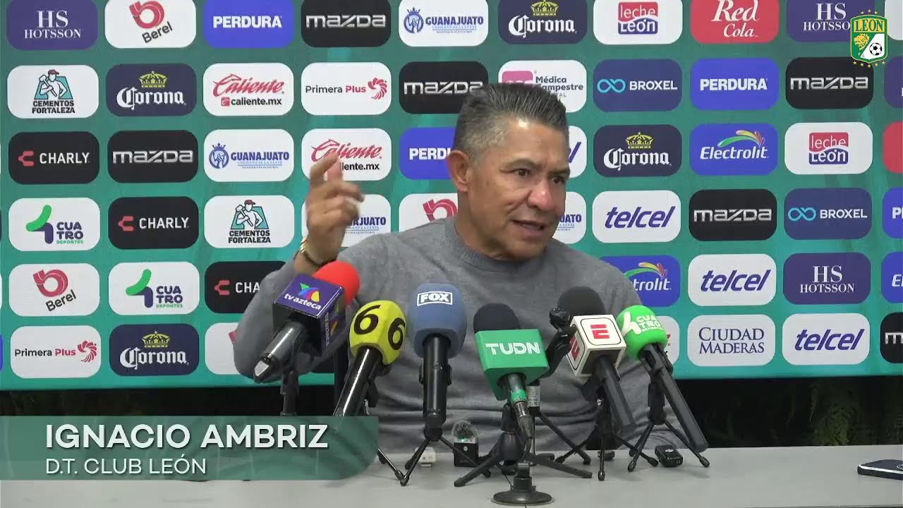 J4 | CONFERENCIA DE PRENSA | IGNACIO AMBRIZ / D.T. CLUB LEÓN