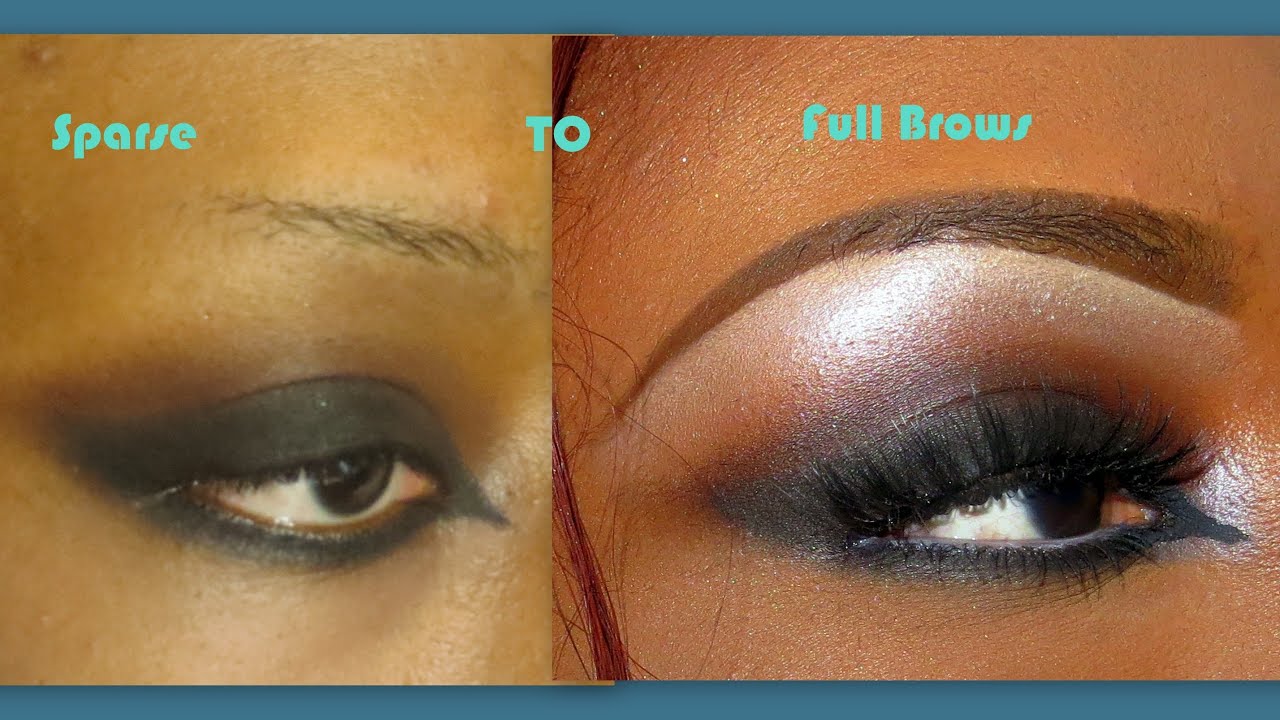 Eyebrow Tutorial For thin, Sparse eye-brows (UPDATED)