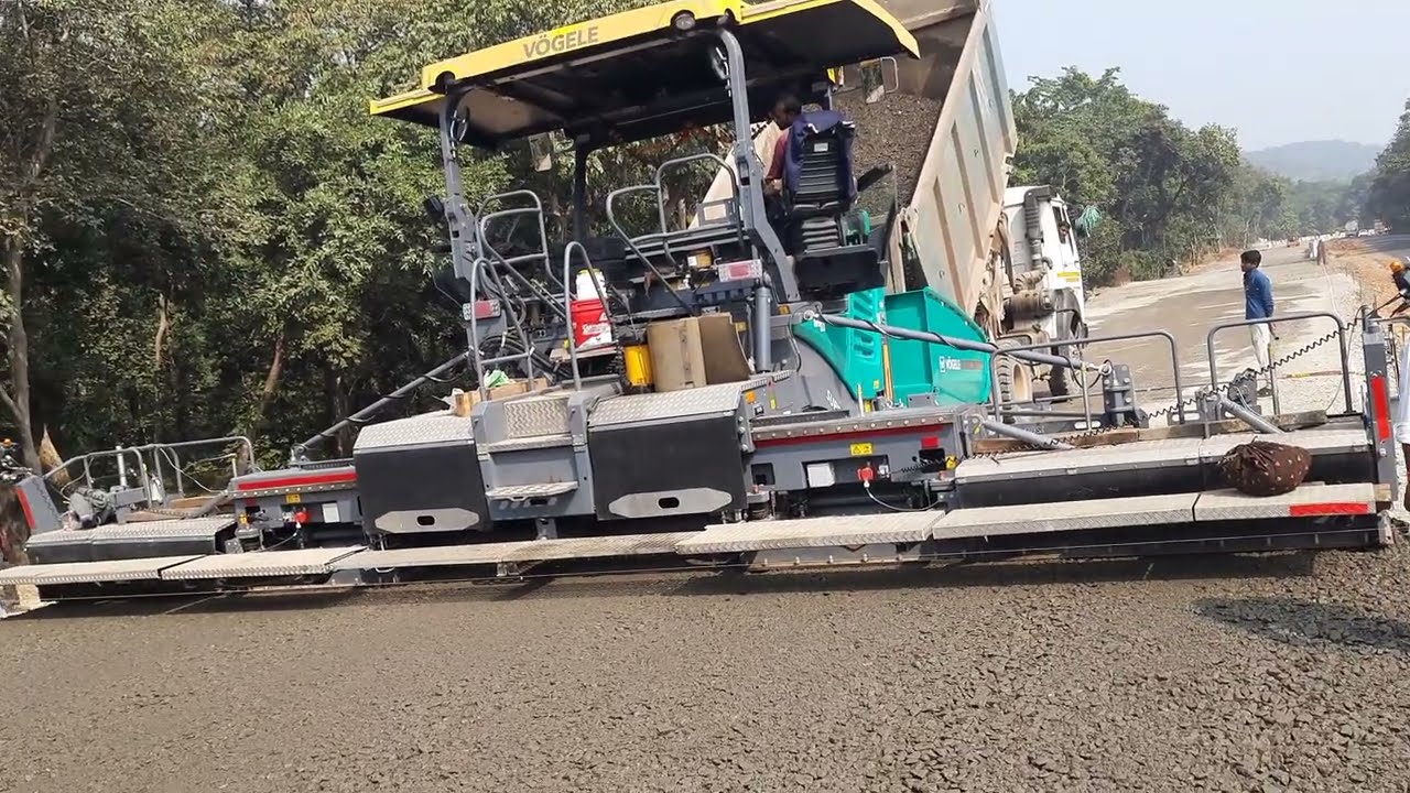 WMM/AIL layer laying by sensor paver @missioncivilengineering7118