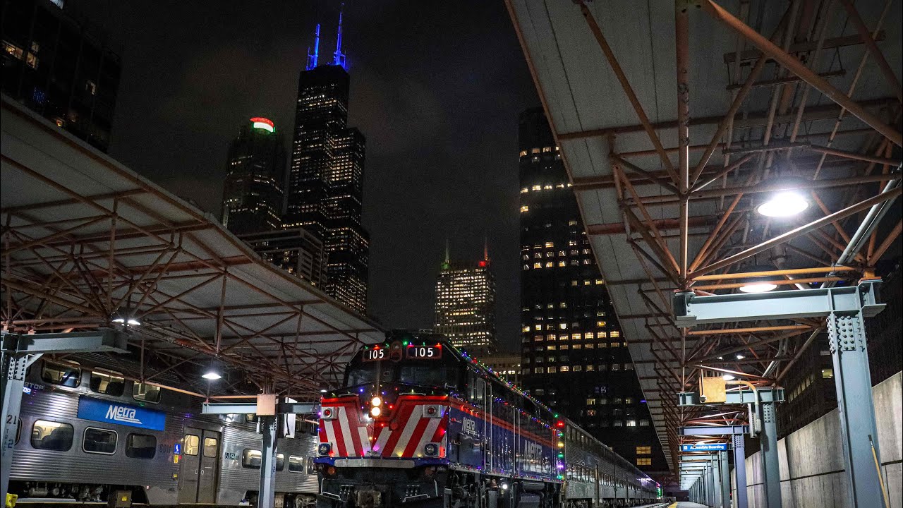 2025 CTA and Metra Holiday fleets at various locations (Week 3/4) ft Operation North Pole