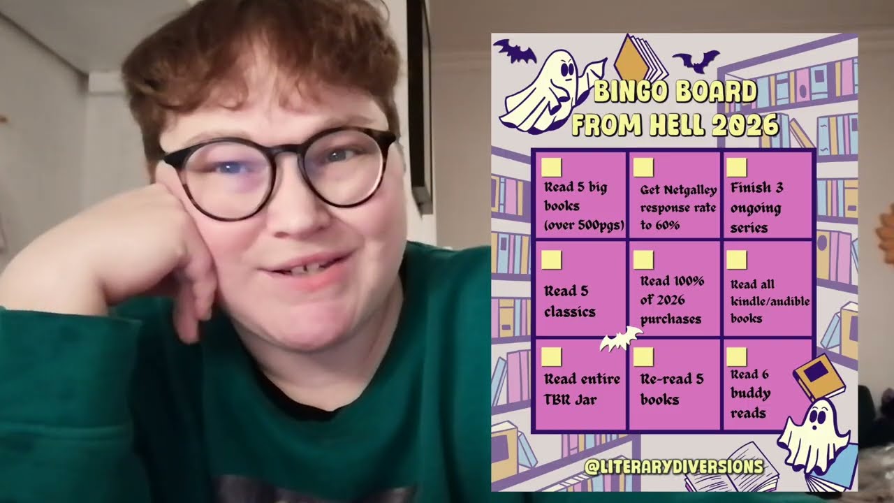 2026 Bingo Board from Hell Reading Goals