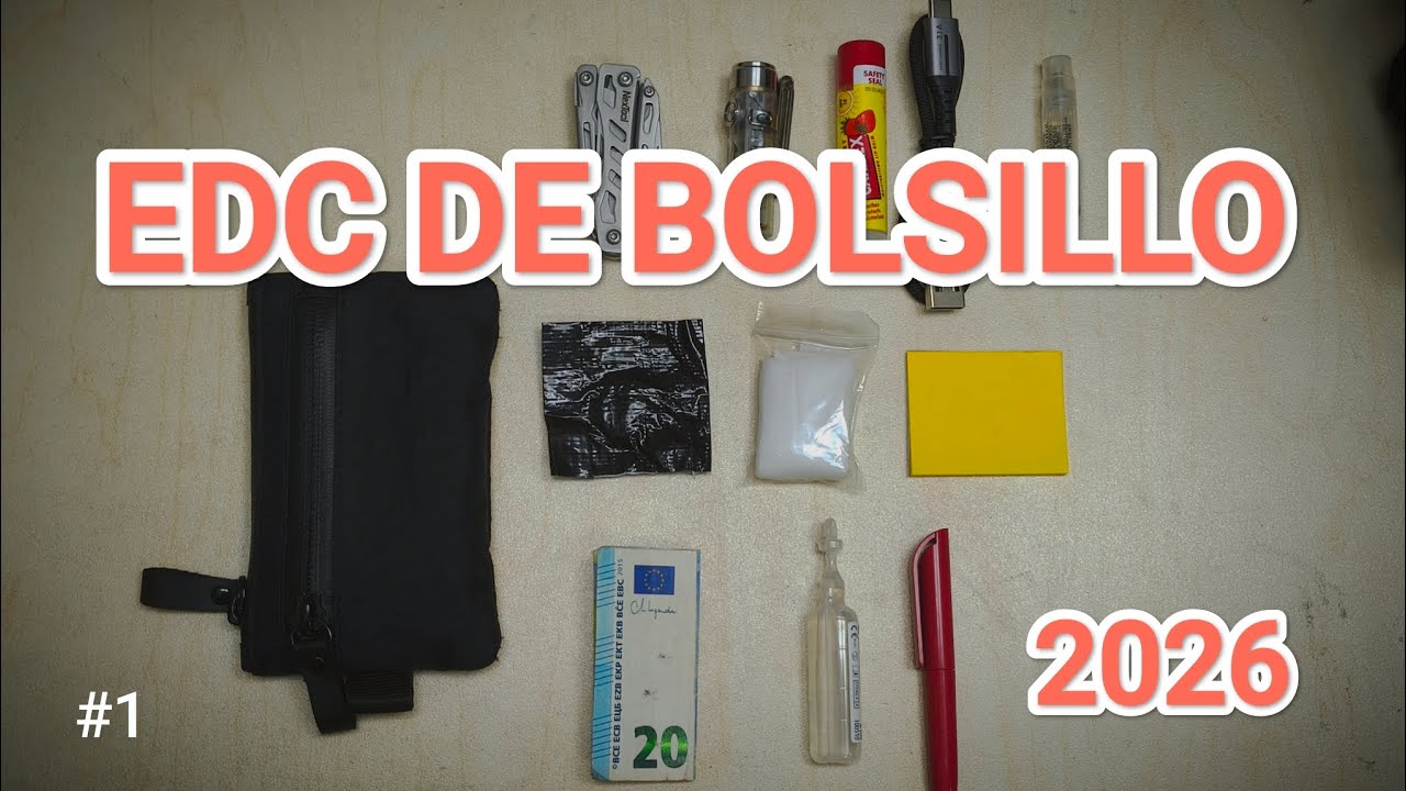 Mi EDC urbano 2026 mini, 12 objetos que llevo siempre.