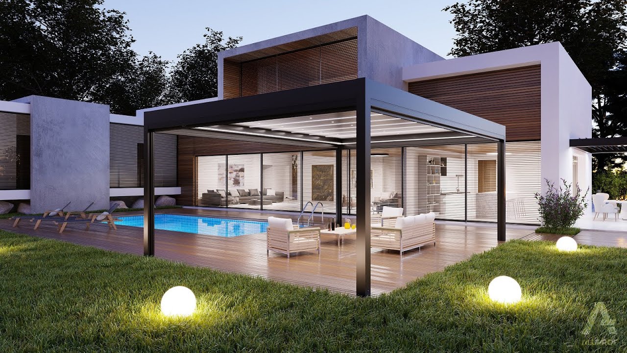 Bioklimatická pergola DREVAR SkyPatio