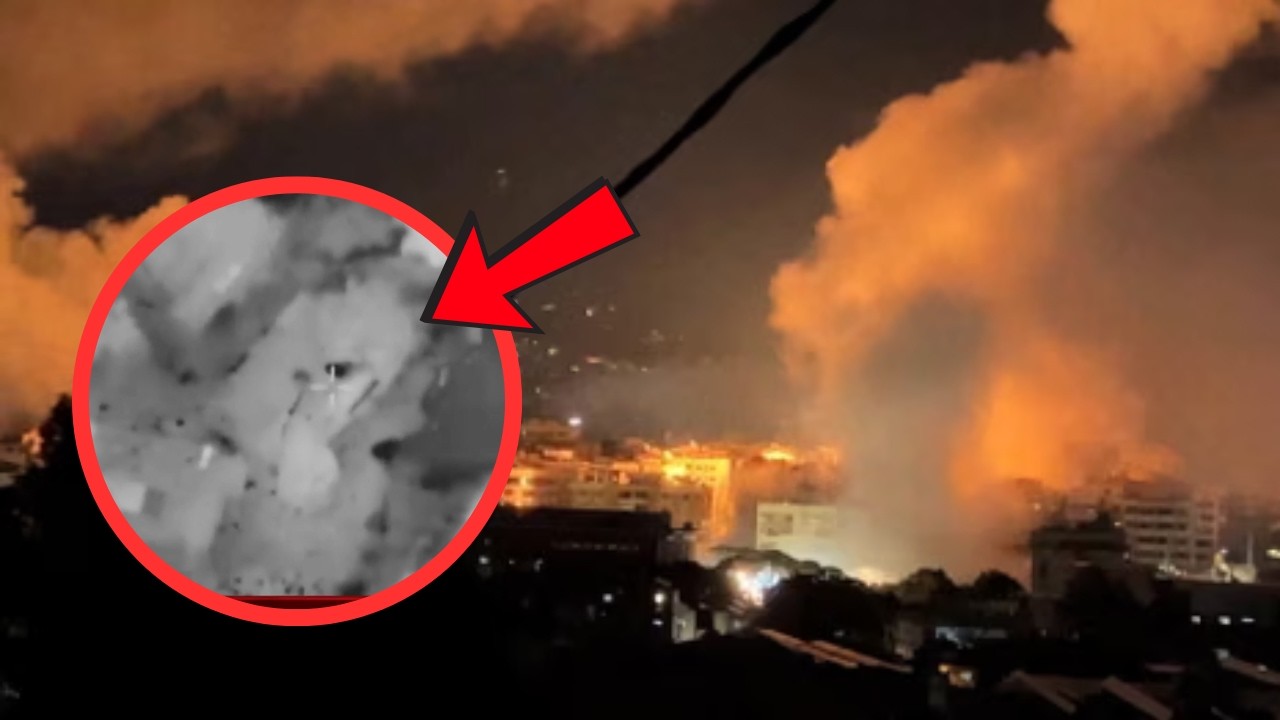 Israel Strikes Hezbollah Weapons Storage | Video Released By Israel Air Force