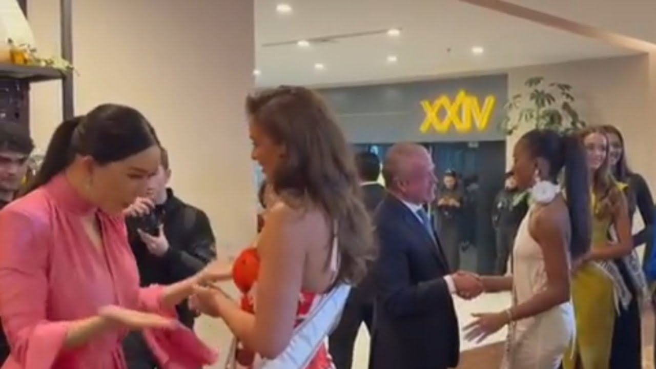 Owner Of Miss Universe Greets Miss South Africa Universe, Mia Le Roux with GREAT EXCITEMENT!