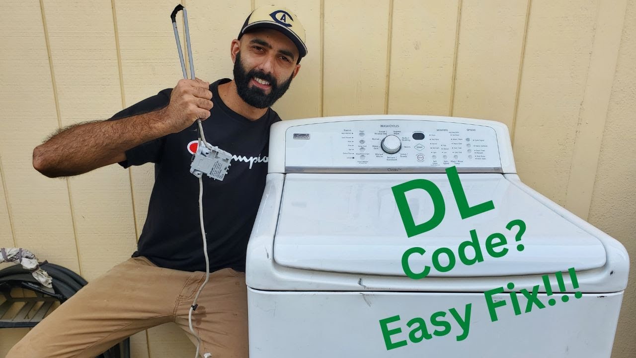 Fixing A Kenmore Oasis/Whirlpool Cabrio Washer That Is Displaying A DL Error!