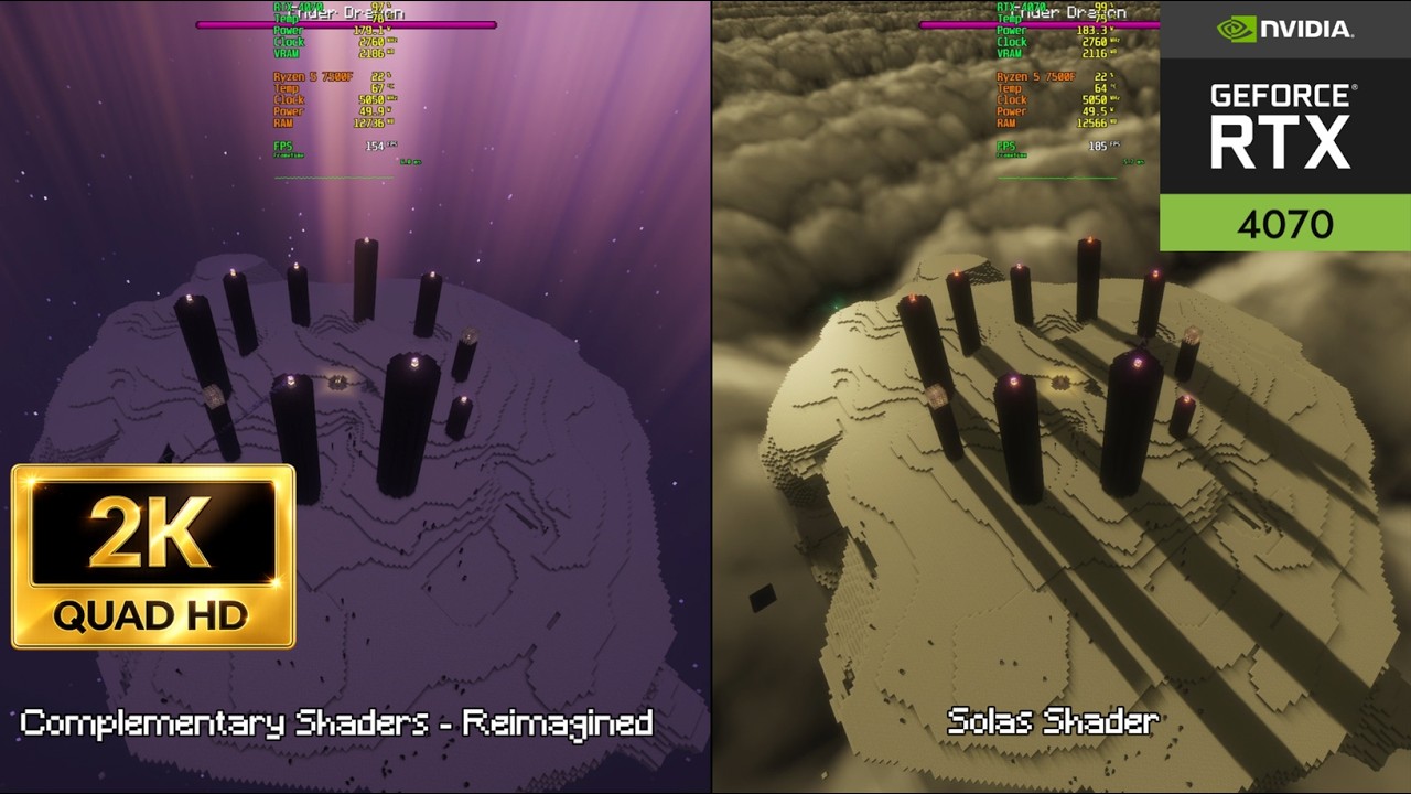 Is This The Perfect Minecraft Shader? (Solas vs Reimagined)
