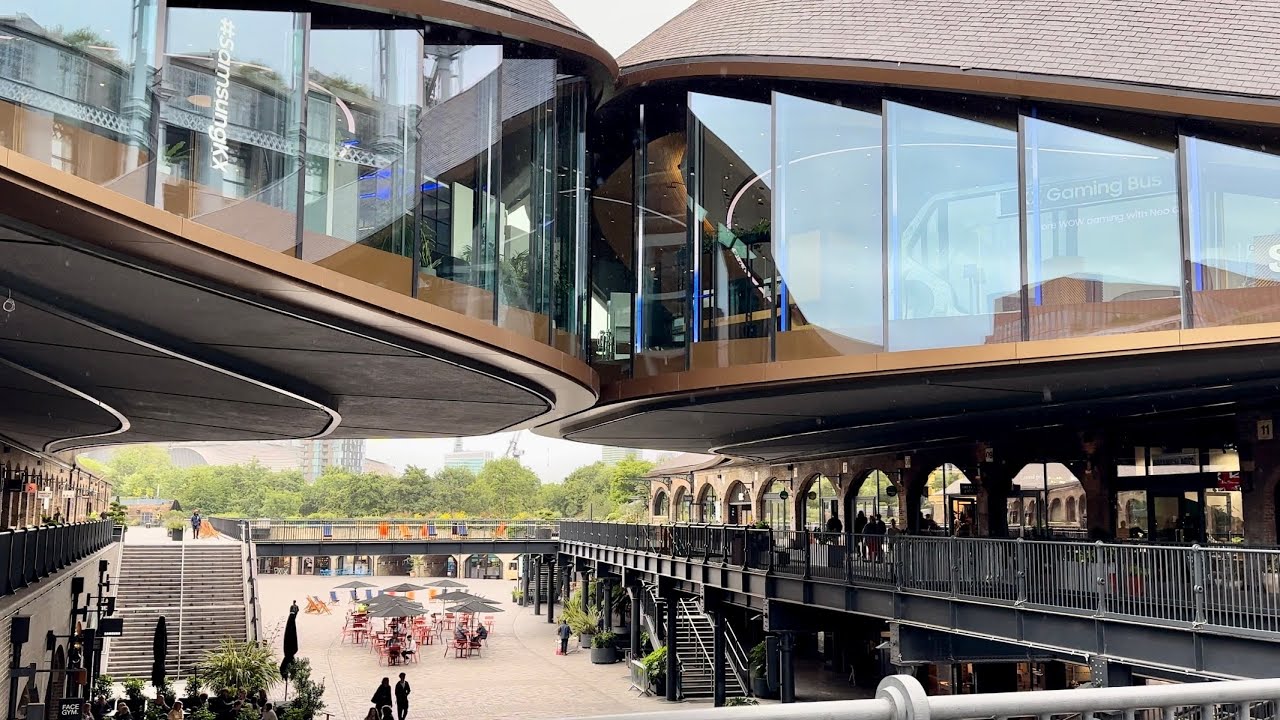 King’s Cross Most Modern Neighbourhood in London, Daytime Walking Tour - July 2024 - 4K