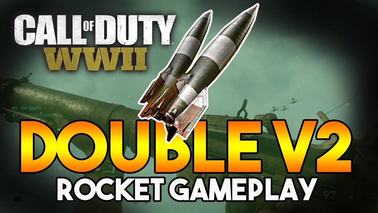 Call of Duty: WWII | DOUBLE V2 GAMEPLAY | Spawn Trapping/CTF w 5 man = 6 V2's