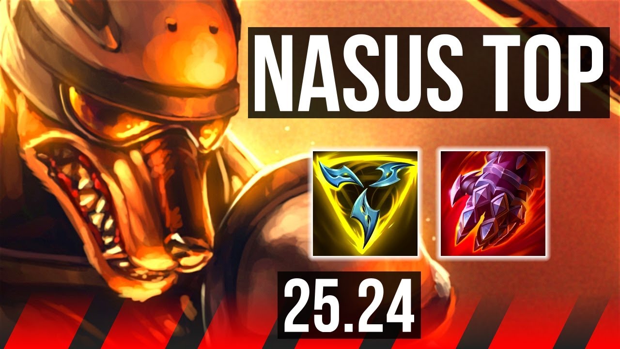 NASUS vs DARIUS (TOP) | Summon Aery | NA Master | 25.24