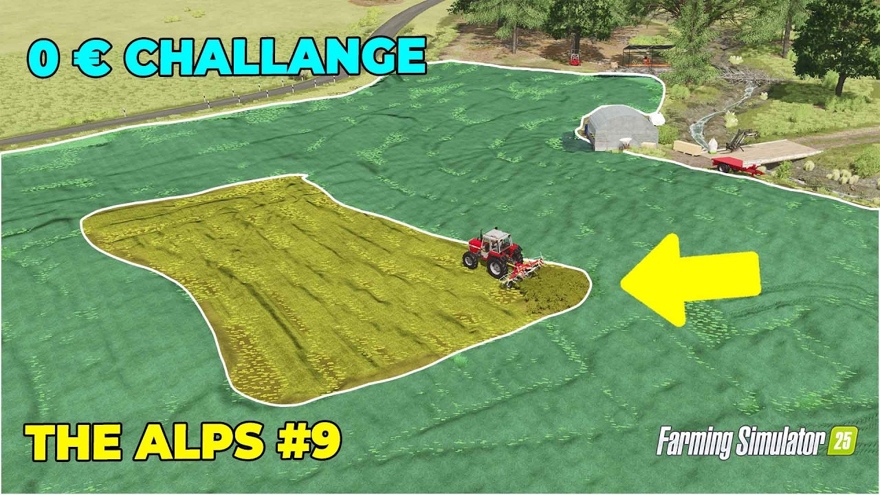 HER ŞEY BİR SONRAKİ BÖLÜM İÇİN! 😎 Büyük Plan Başladı | FS25 The Alps | 0€ Challenge Bölüm 9