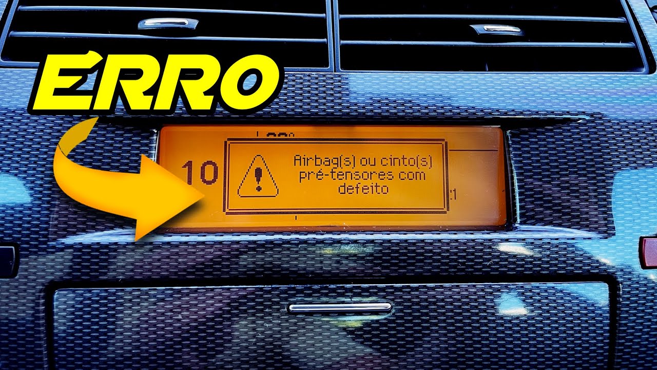 Erro - Airbags e Cinto Pré-Tensores com Defeito