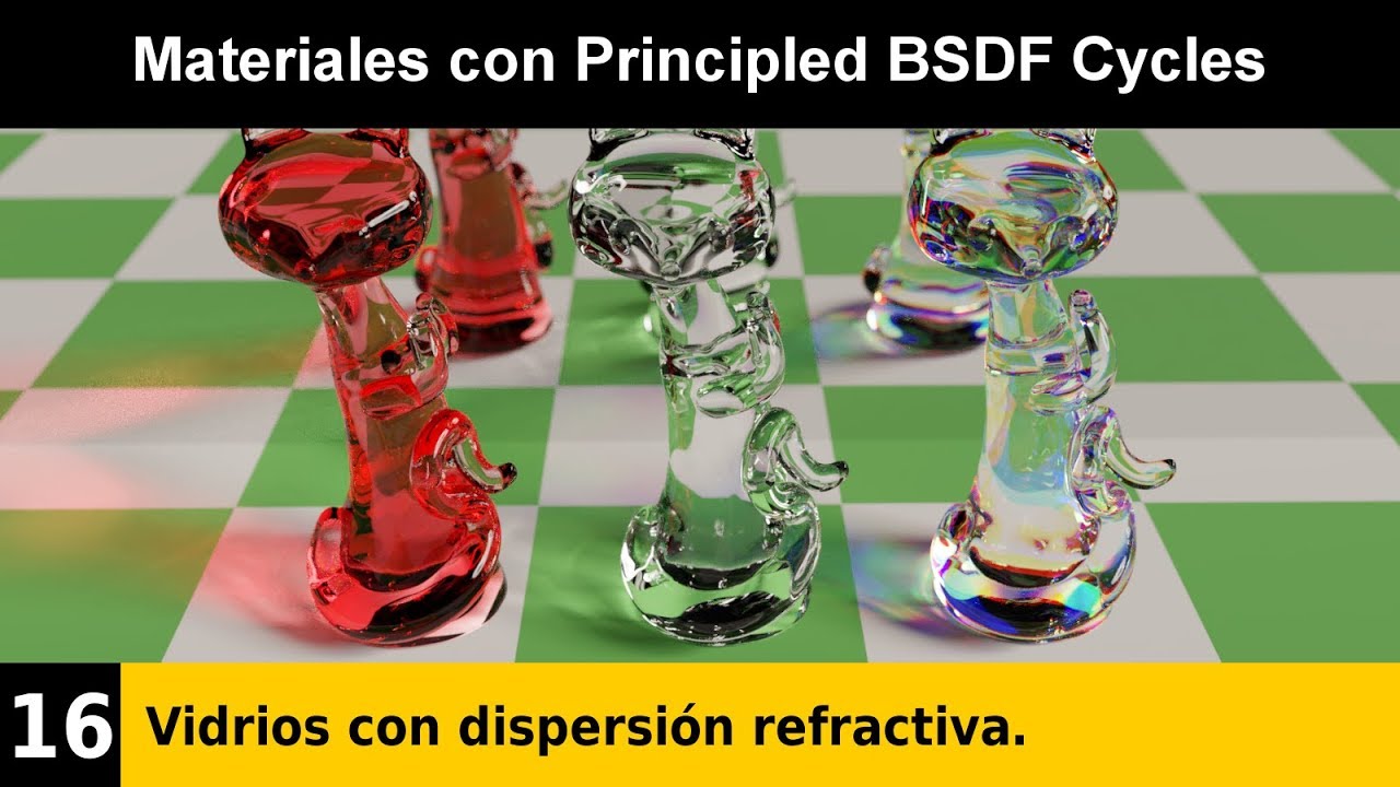 16 Vidrios con dispersión refractiva