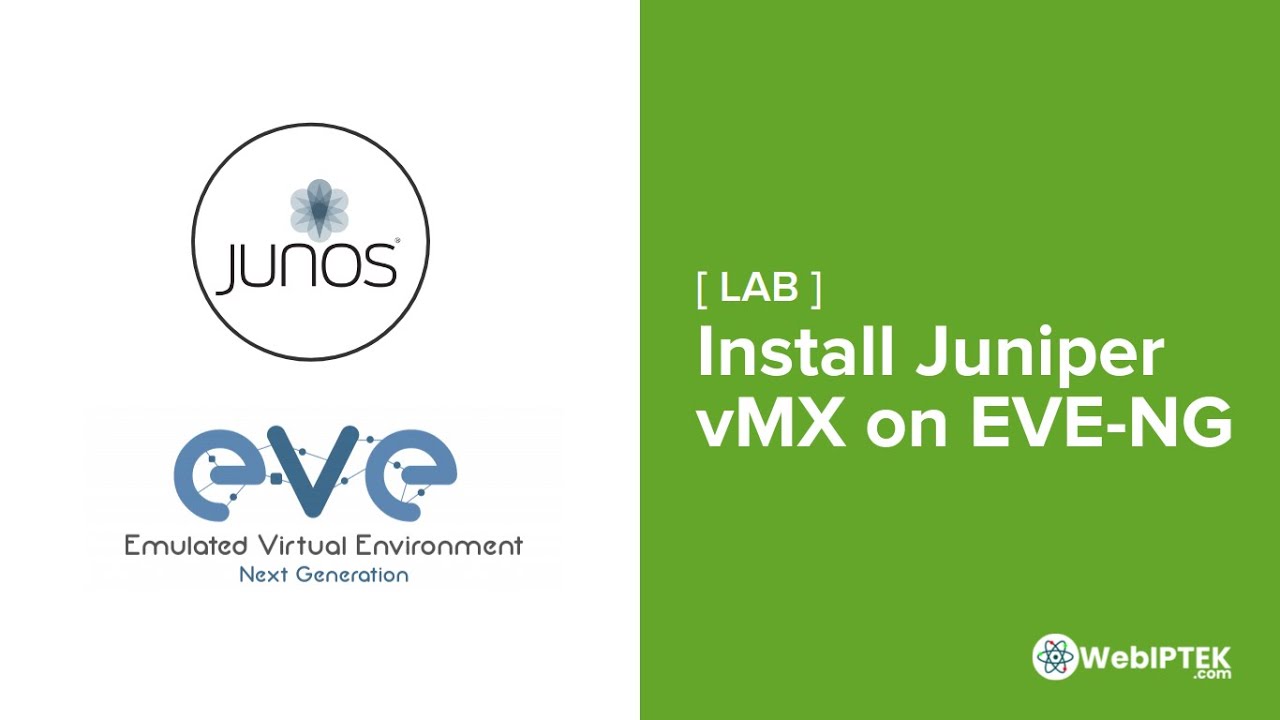 How to Install and Setup Juniper vMX 18.2R1 on EVE-NG (Qemu/KVM)
