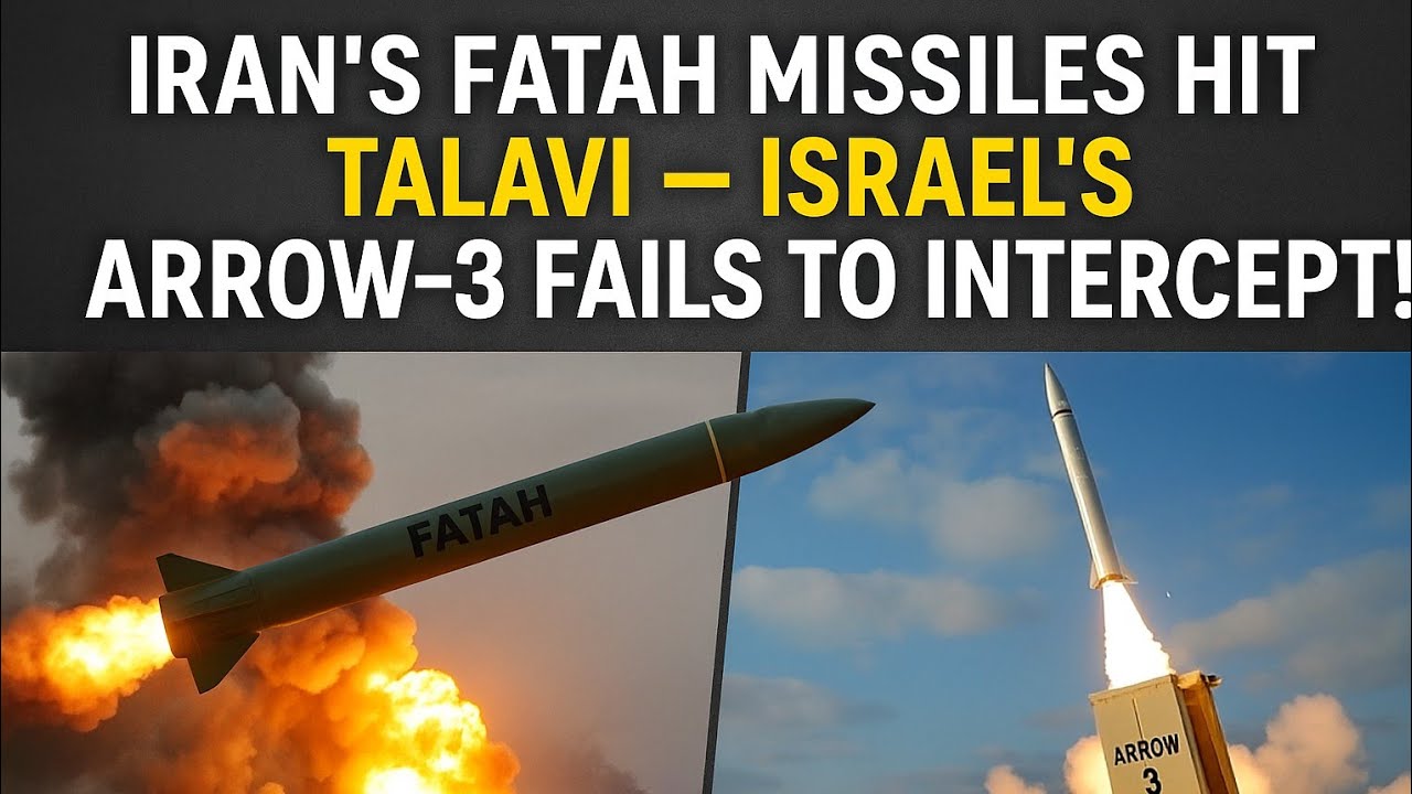 Iran's Fatah Missiles Hit Talavi &ndash; Arrow-3 Defense System Fails!