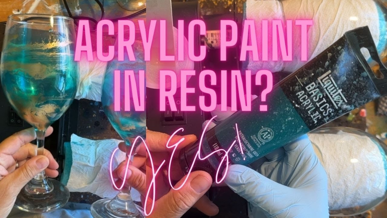 Coloring Resin with Acrylic Paint, Plus How to Price #resinart #ksresin #diyprojects