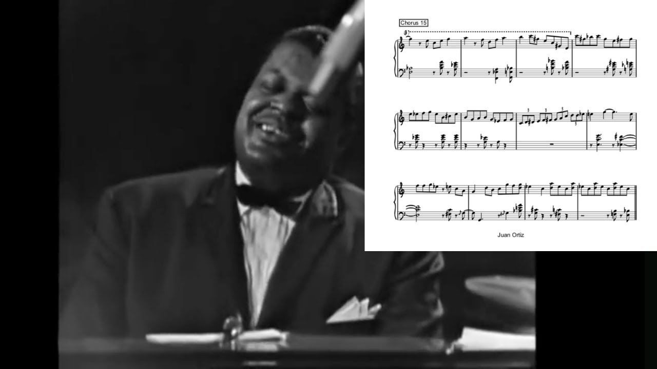 Oscar Peterson (Transcription) - C Jam Blues (live) 1964