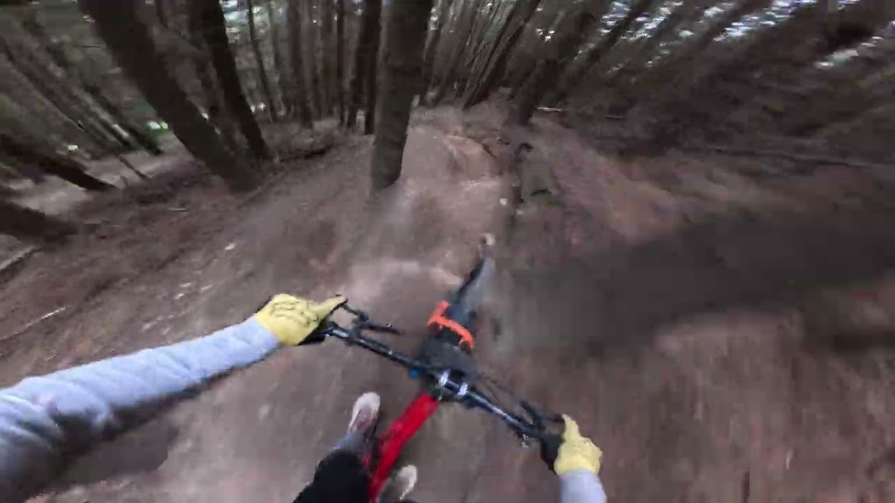 Rapid lap at Innerleithen Downhill Trails - Tweed Valley Scotland